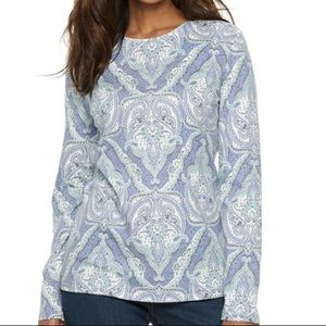 Croft and Barrow (Kohls) long sleeve crew neck Tee